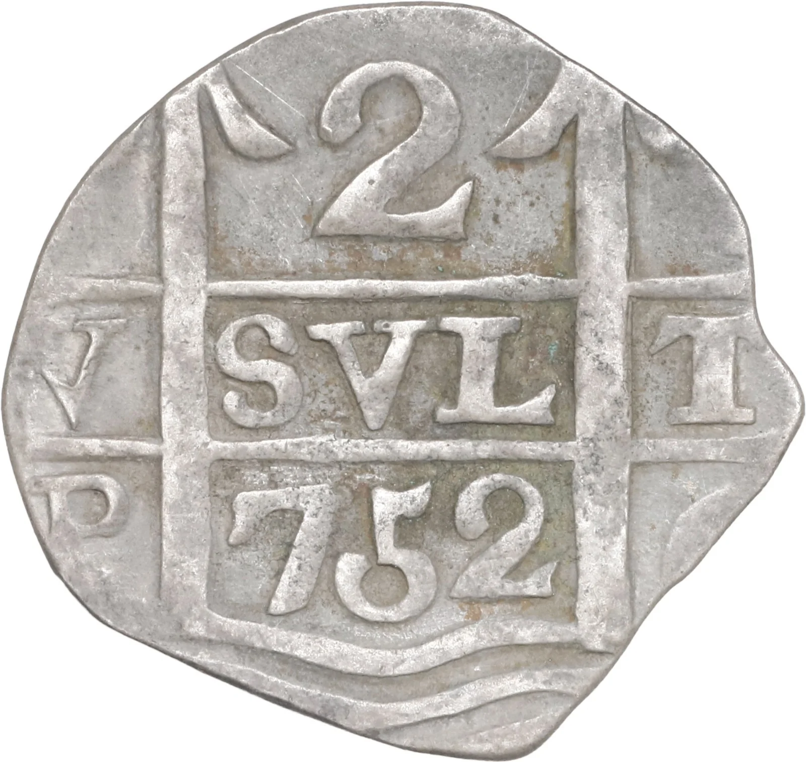 ARGENTINA, Tucumán, 2 reales, "752" date (1820-1), rare.