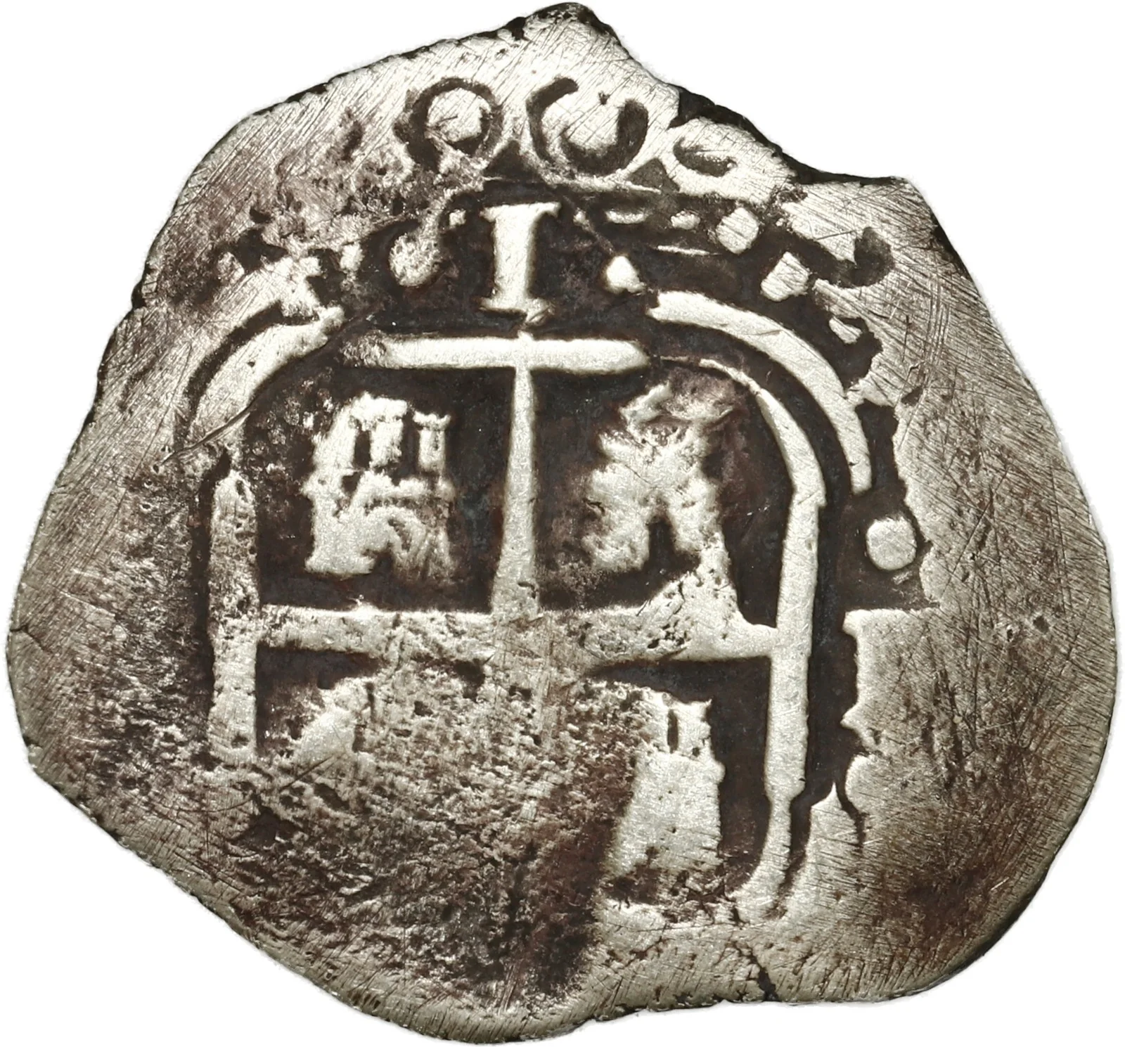 BOLIVIA, Potosí, cob 1 real, 1654 E, PH at top, motto PL-VS-VL. - Image 2