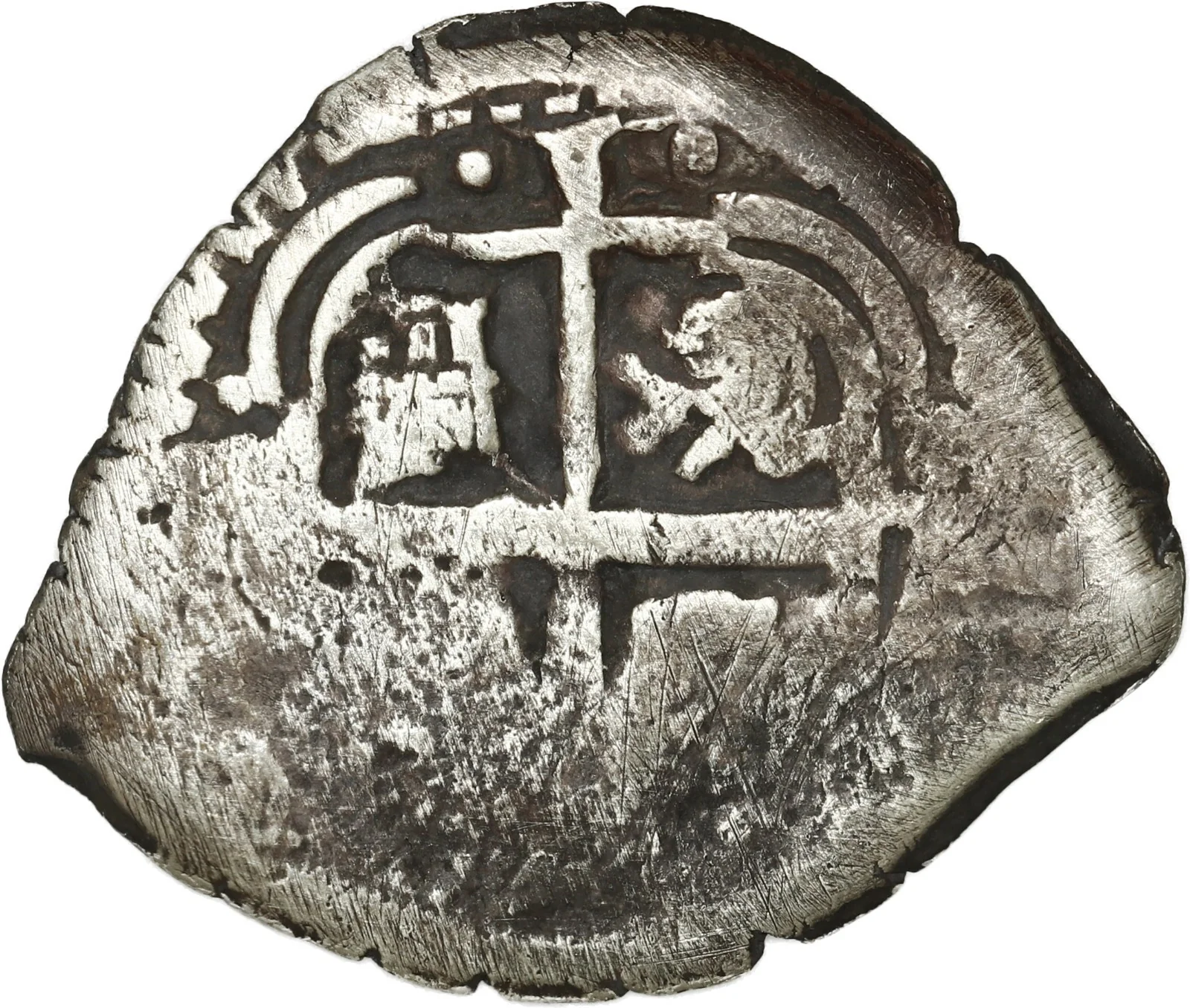 BOLIVIA, Potosí, cob 1 real, 1654 E, PH at top, motto PL-VS-VL. - Image 2
