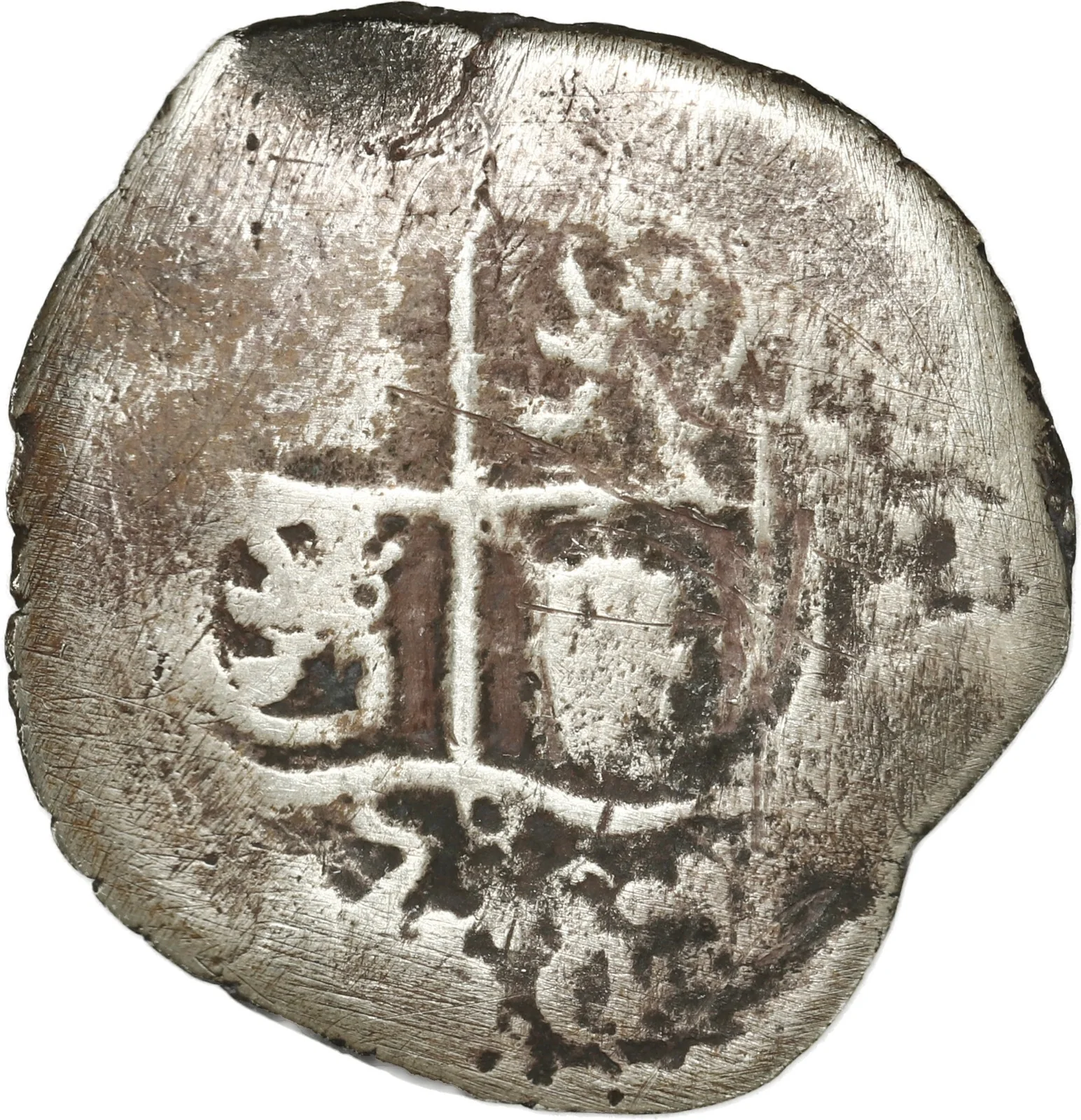BOLIVIA, Potosí, cob 1 real, 1658 E, motto PL-VS-VL. - Image 2