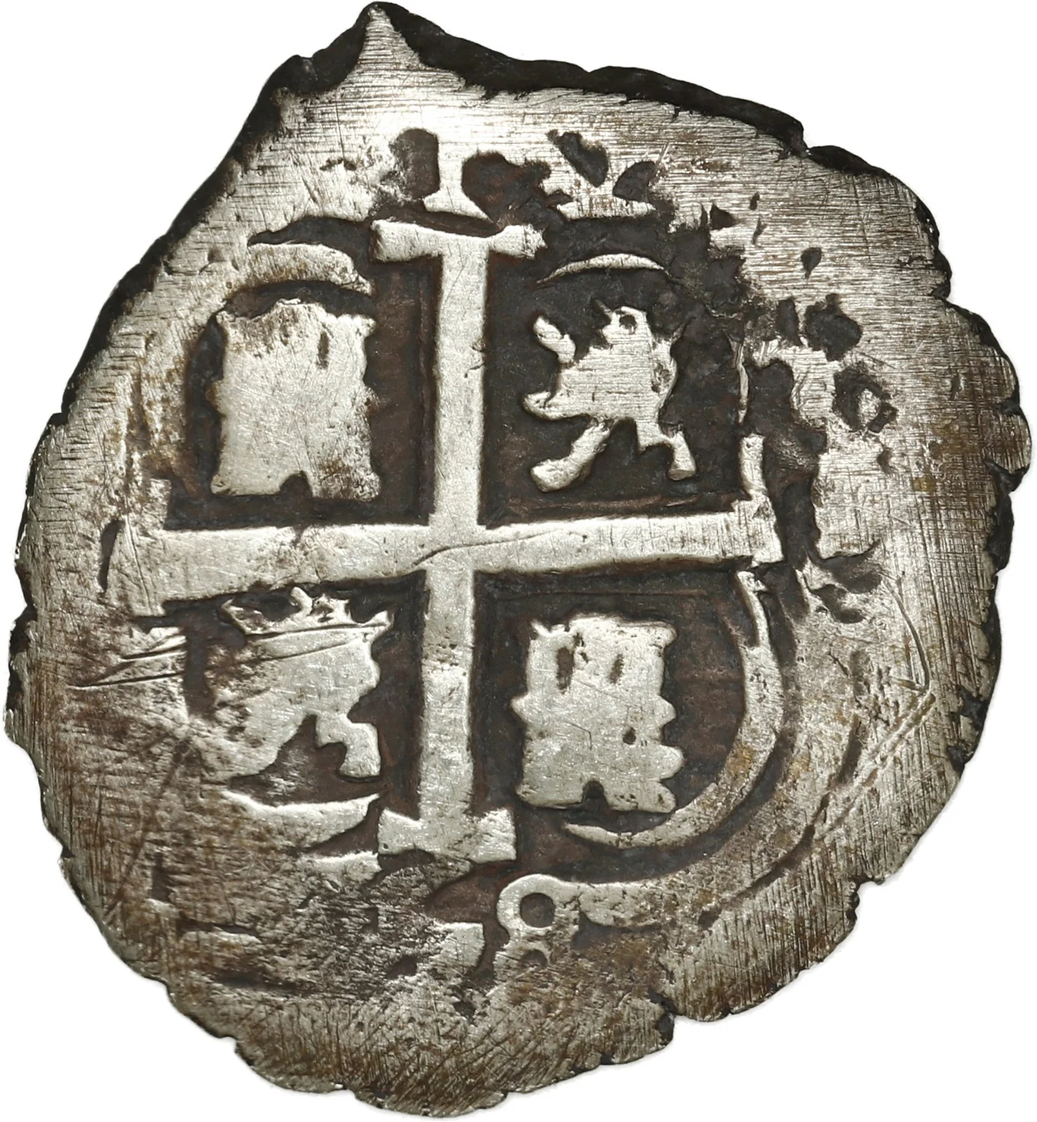 BOLIVIA, Potosí, cob 1 real, 1658 E, motto PL-VS-VL. - Image 2