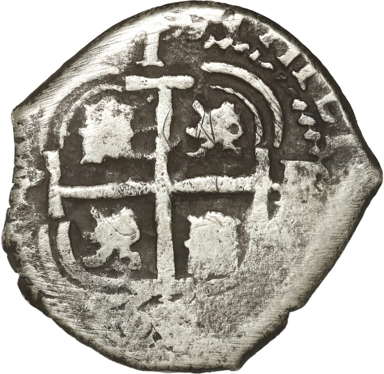 BOLIVIA, Potosí, cob 1 real, 1663/2 E, very rare. - Image 2