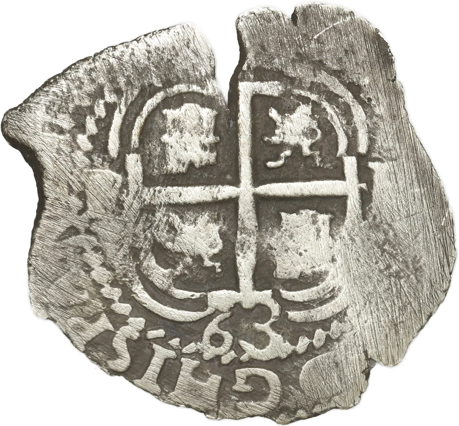 BOLIVIA, Potosí, cob 1 real, 1663 E. - Image 2