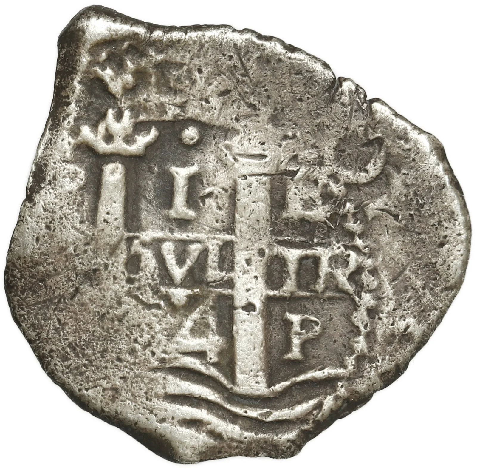 BOLIVIA, Potosí, cob 1 real, 1664 E.