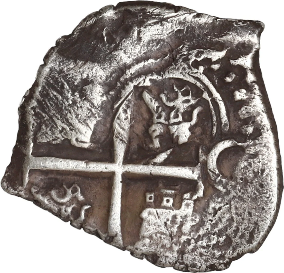 BOLIVIA, Potosí, cob 1 real, 1679 C, struck on a ½R flan (unique error). - Image 2