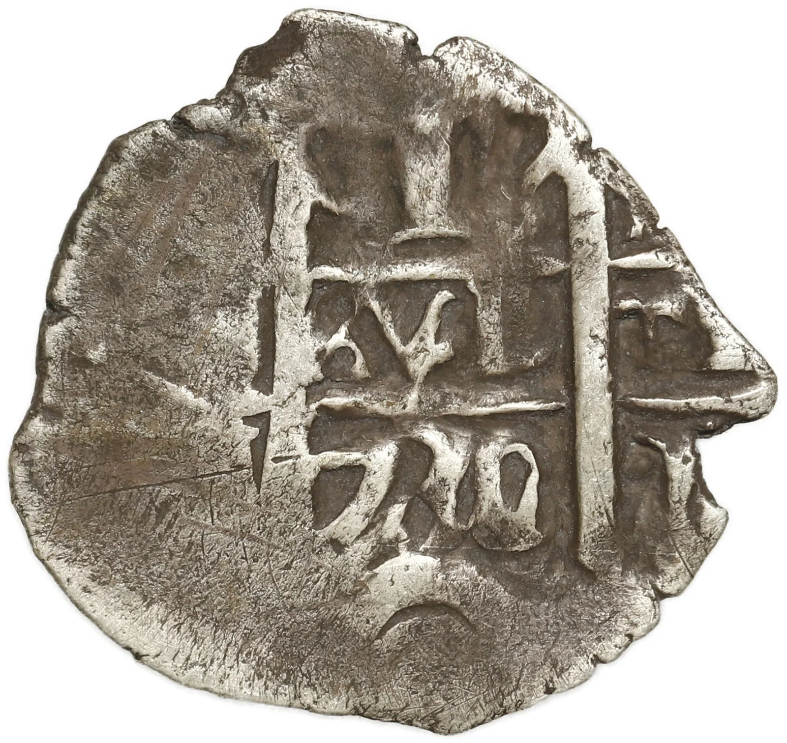 BOLIVIA, Potosí, cob 1 real, 1731/0 M, very rare (unique?).