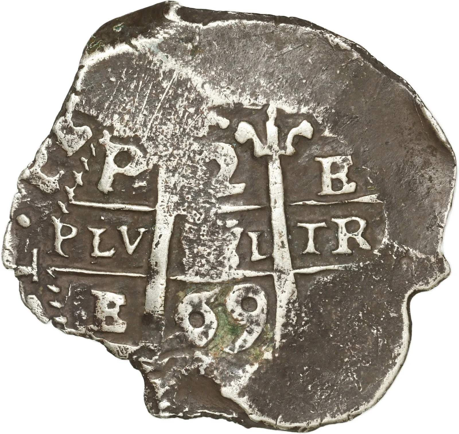 BOLIVIA, Potosí, cob 2 reales, 1669 E.