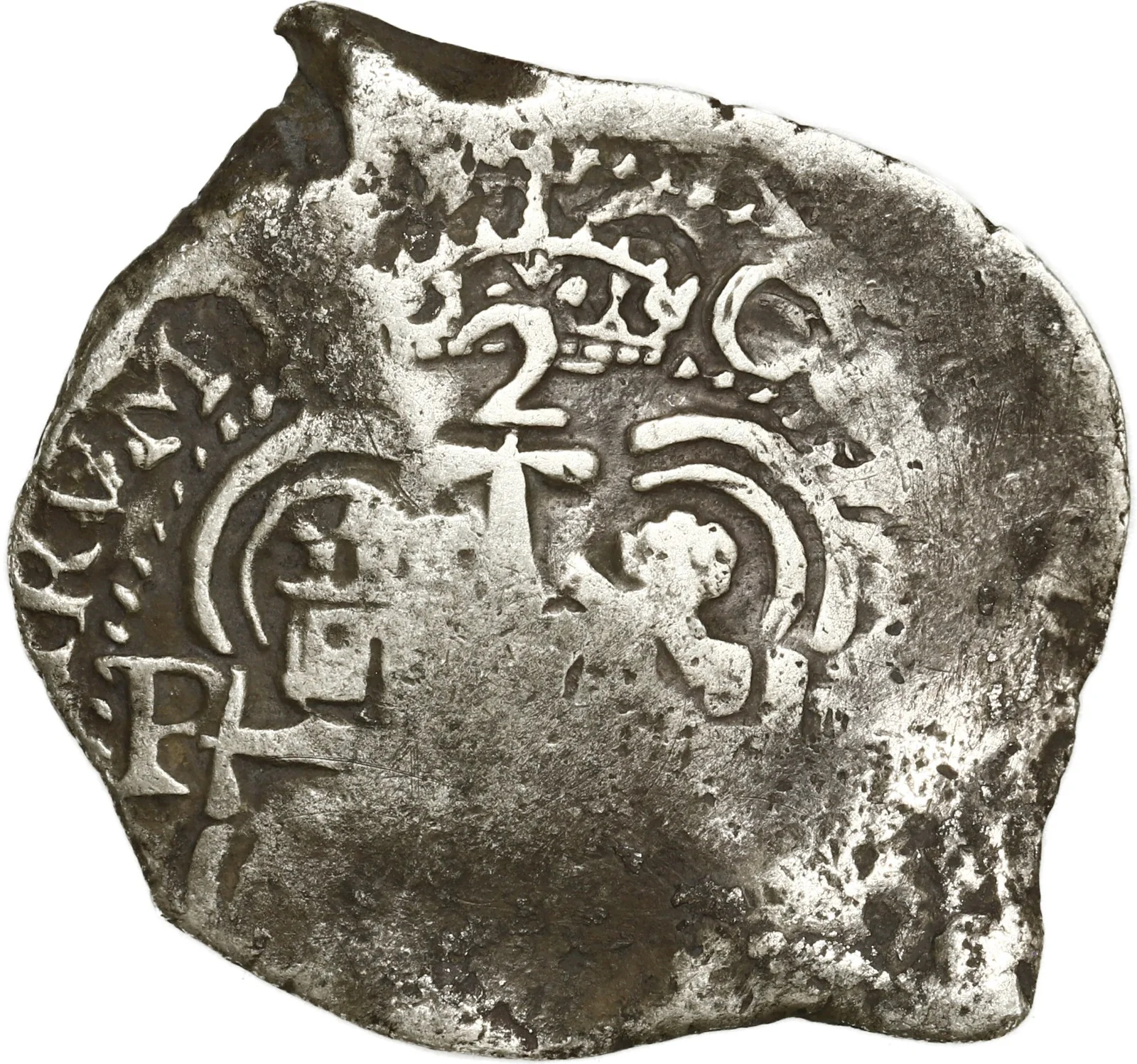 BOLIVIA, Potosí, cob 2 reales, 1670 E. - Image 2