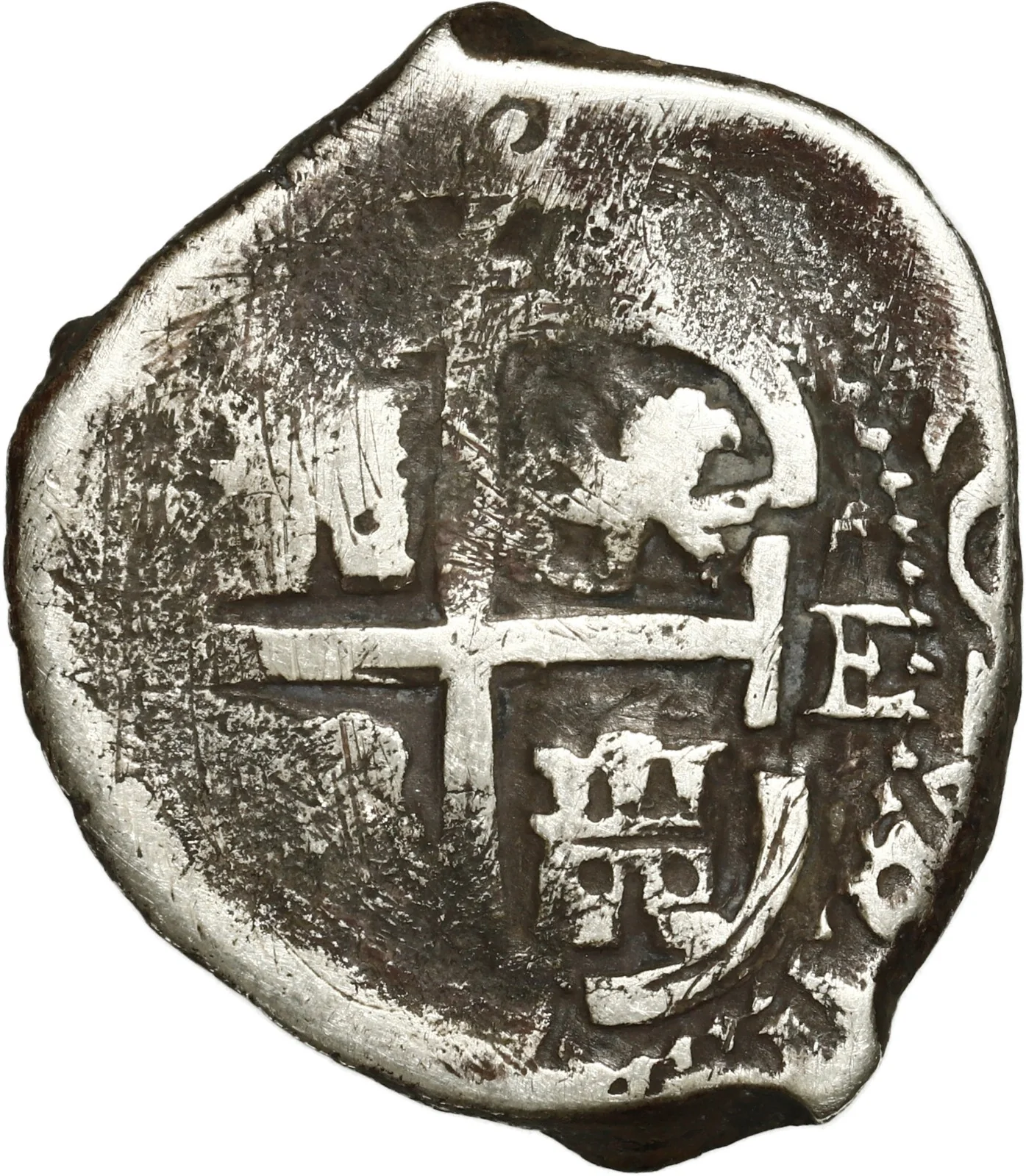 BOLIVIA, Potosí, cob 2 reales, 1672 E, ex-Ugaz. - Image 2