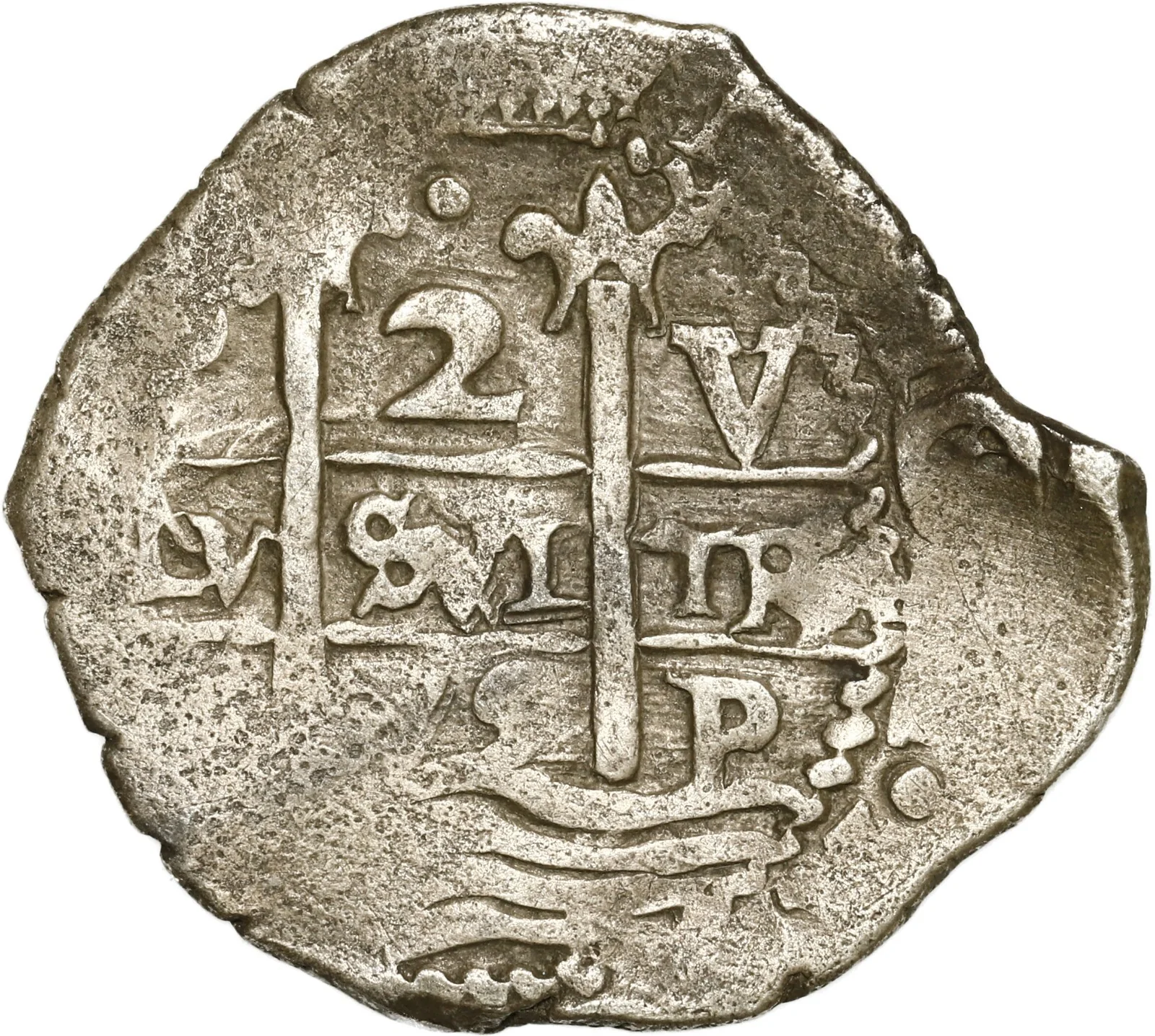 BOLIVIA, Potosí, cob 2 reales, 1679 V, ex-Ugaz.