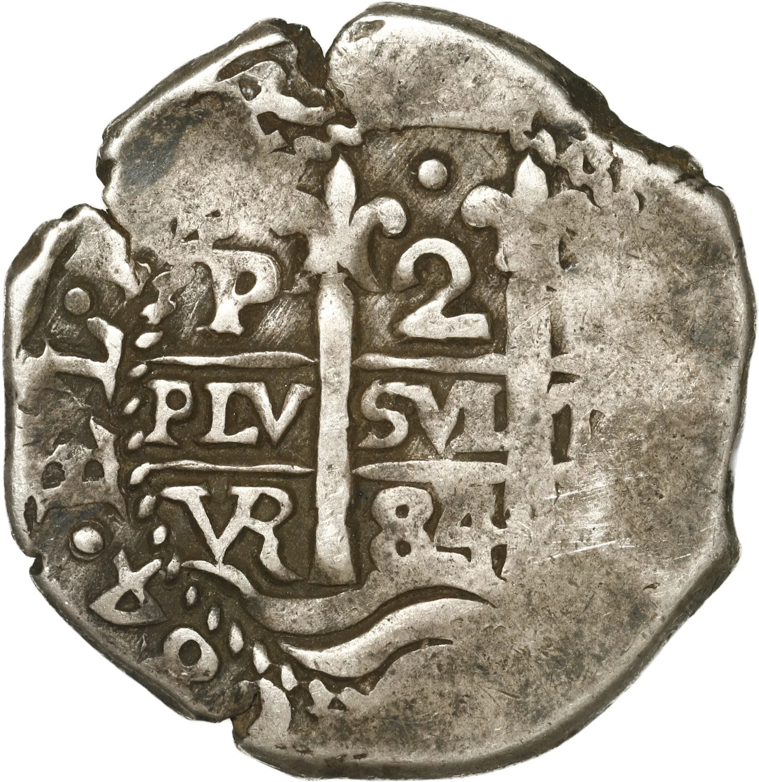 BOLIVIA, Potosí, cob 2 reales, 1684 VR.