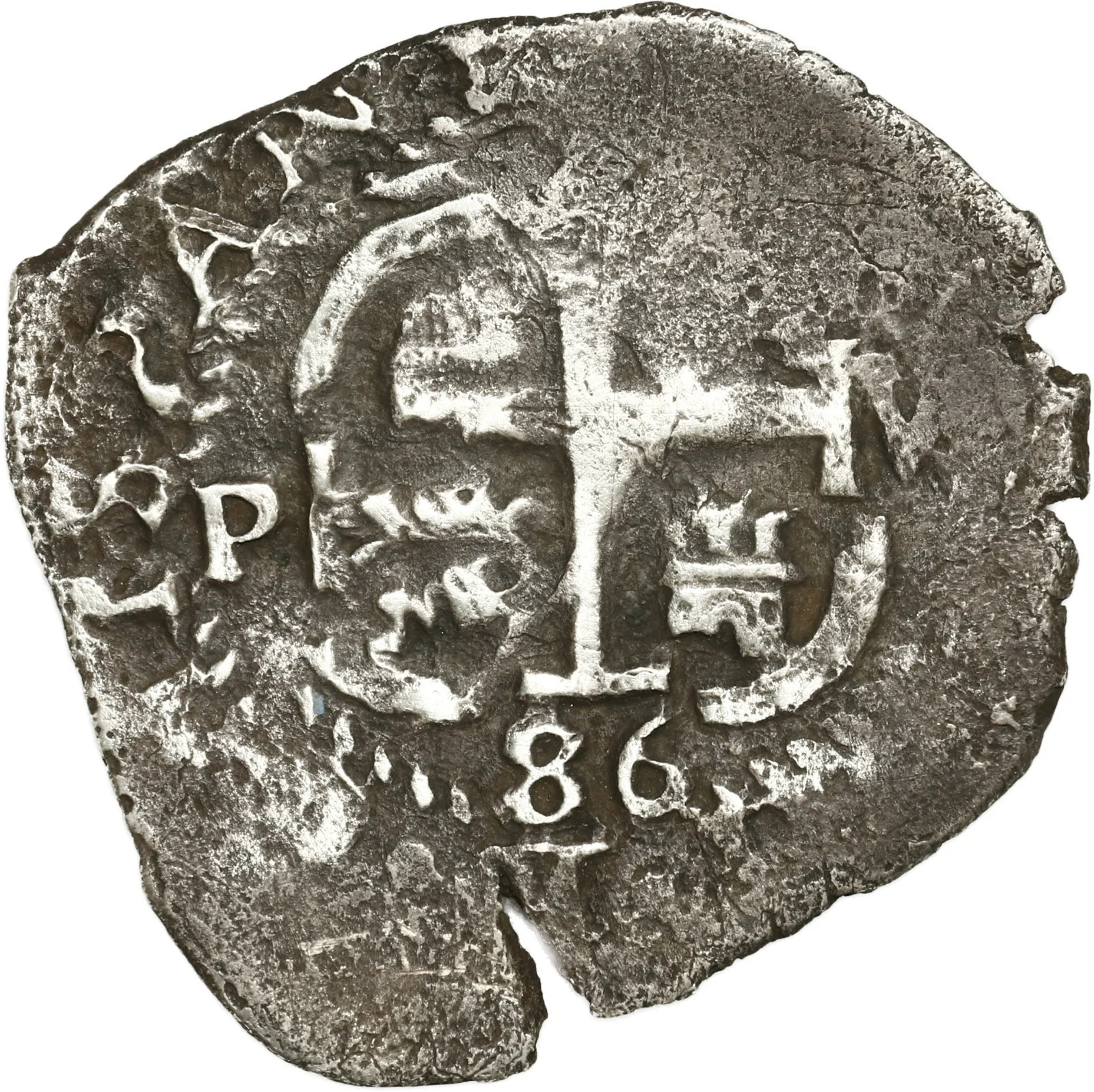 BOLIVIA, Potosí, cob 2 reales, 1686 VR, ex-Ugaz. - Image 2