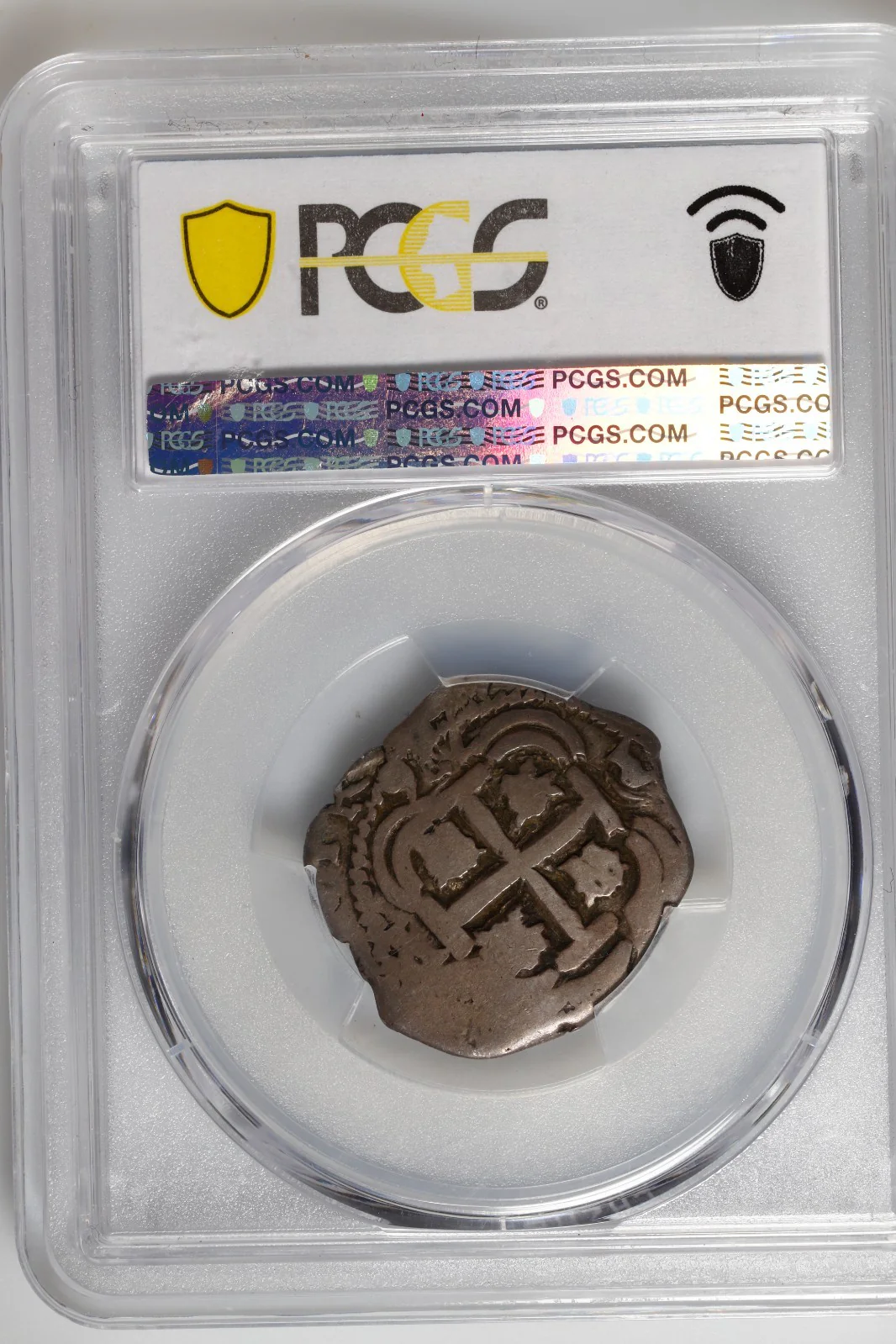 BOLIVIA, Potosí, cob 2 reales, 1726 Y, Louis I, PCGS F15, ex-August. - Image 4
