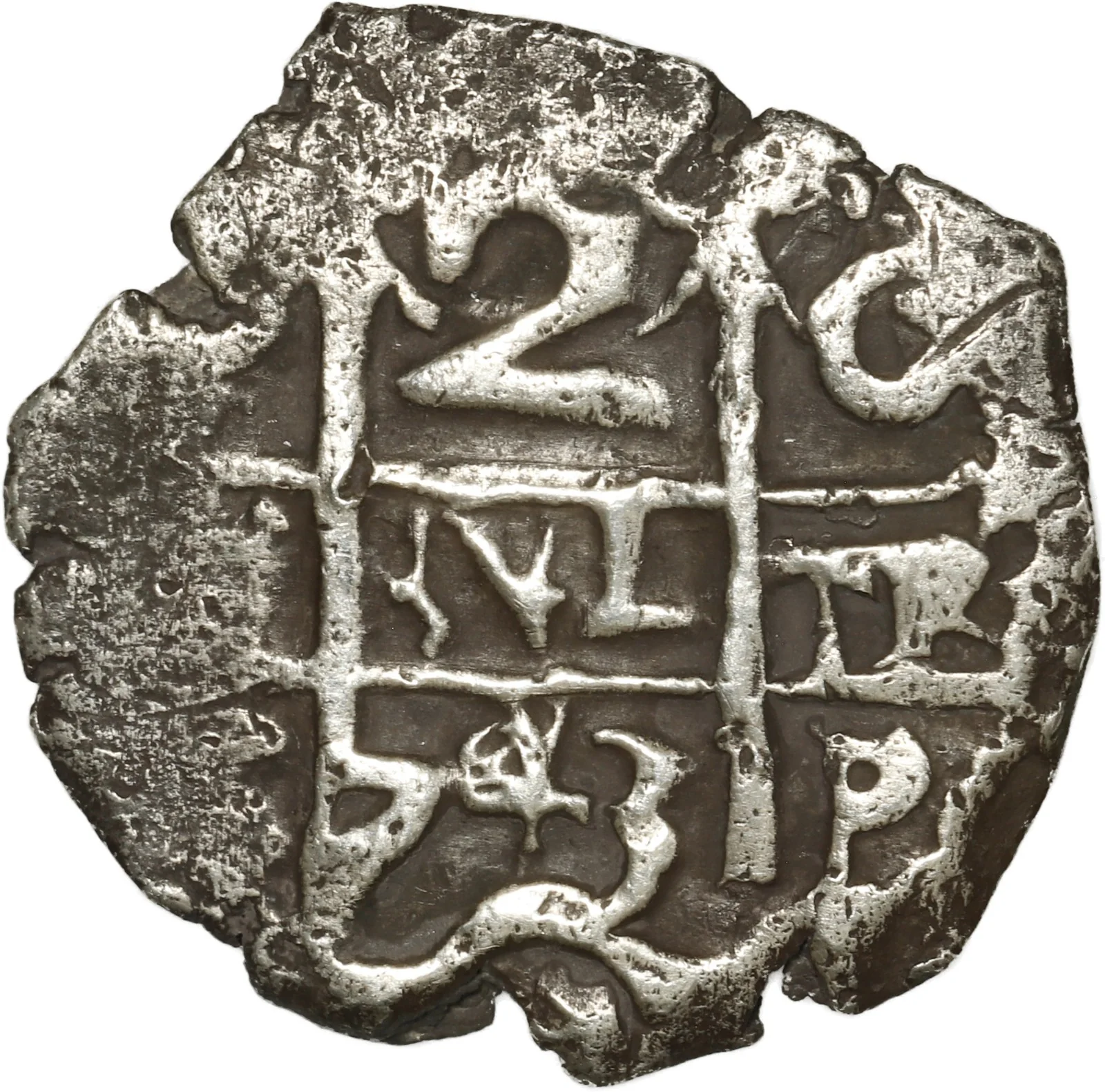 BOLIVIA, Potosí, cob 2 reales, 1743 C.