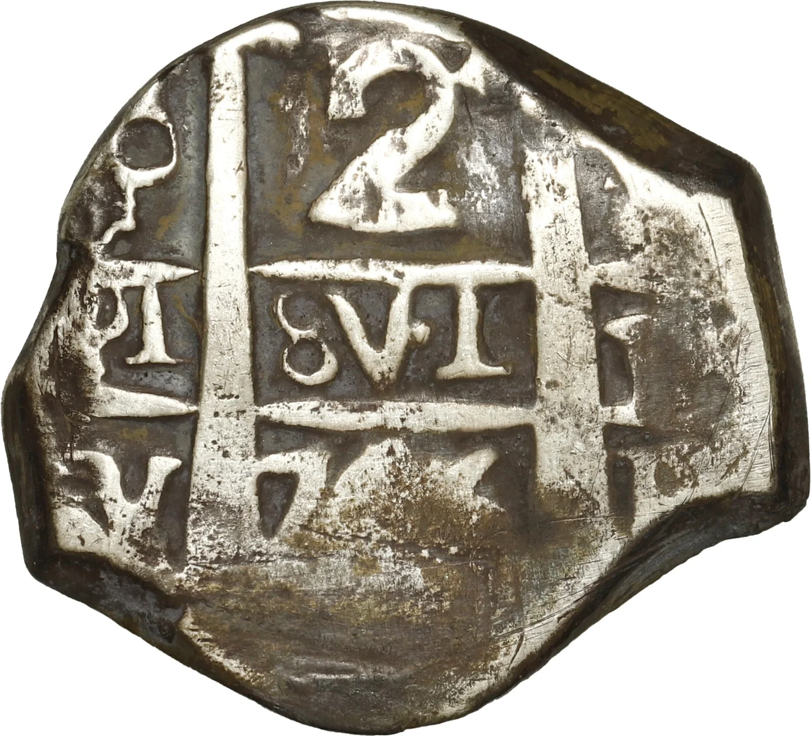 BOLIVIA, Potosí, cob 2 reales, 1766 V-Y-V, ex-Ugaz.
