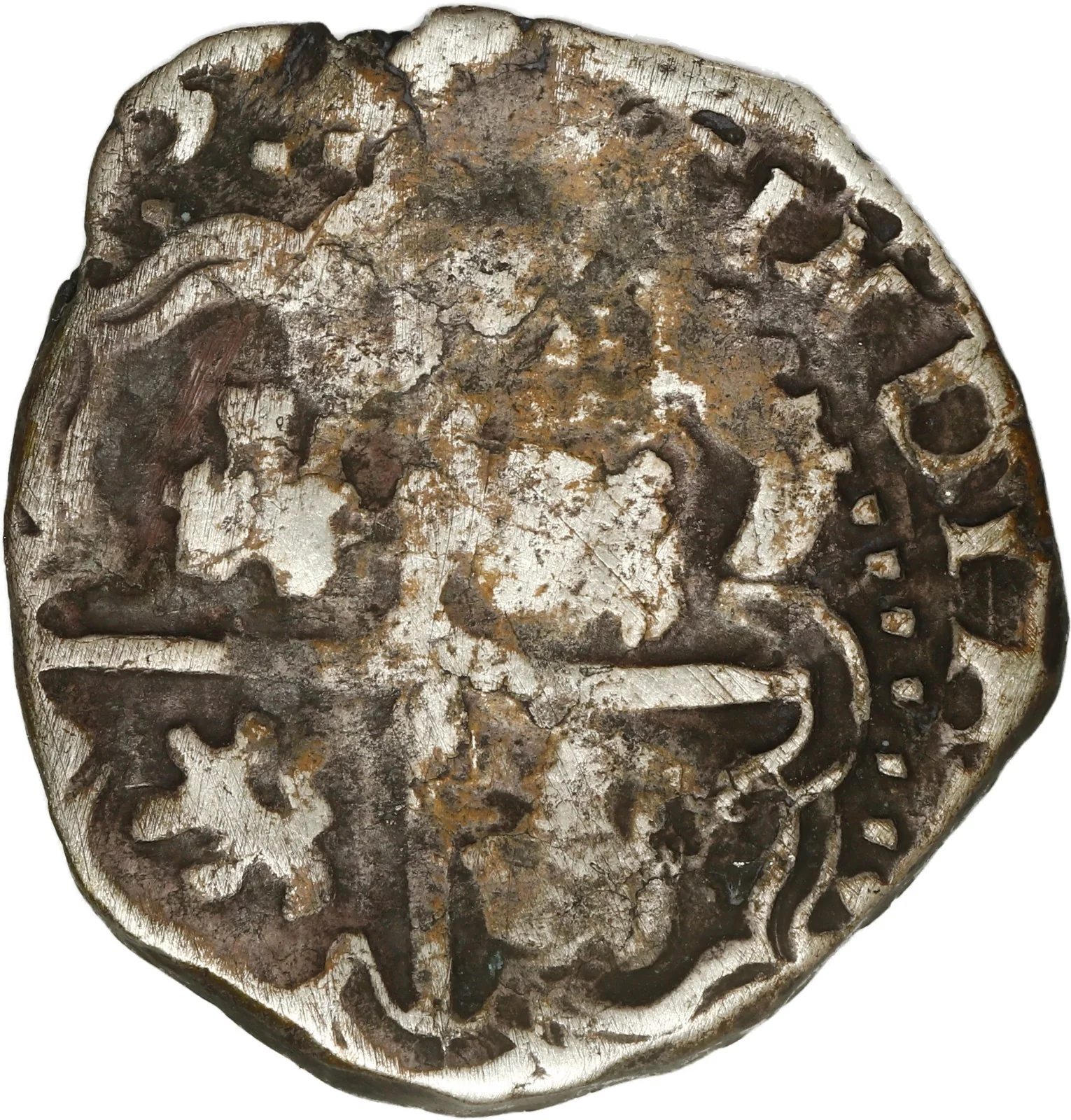 BOLIVIA, Potosí, cob 2 reales, Philip IV, assayer TR (large, late 1630s). - Image 2