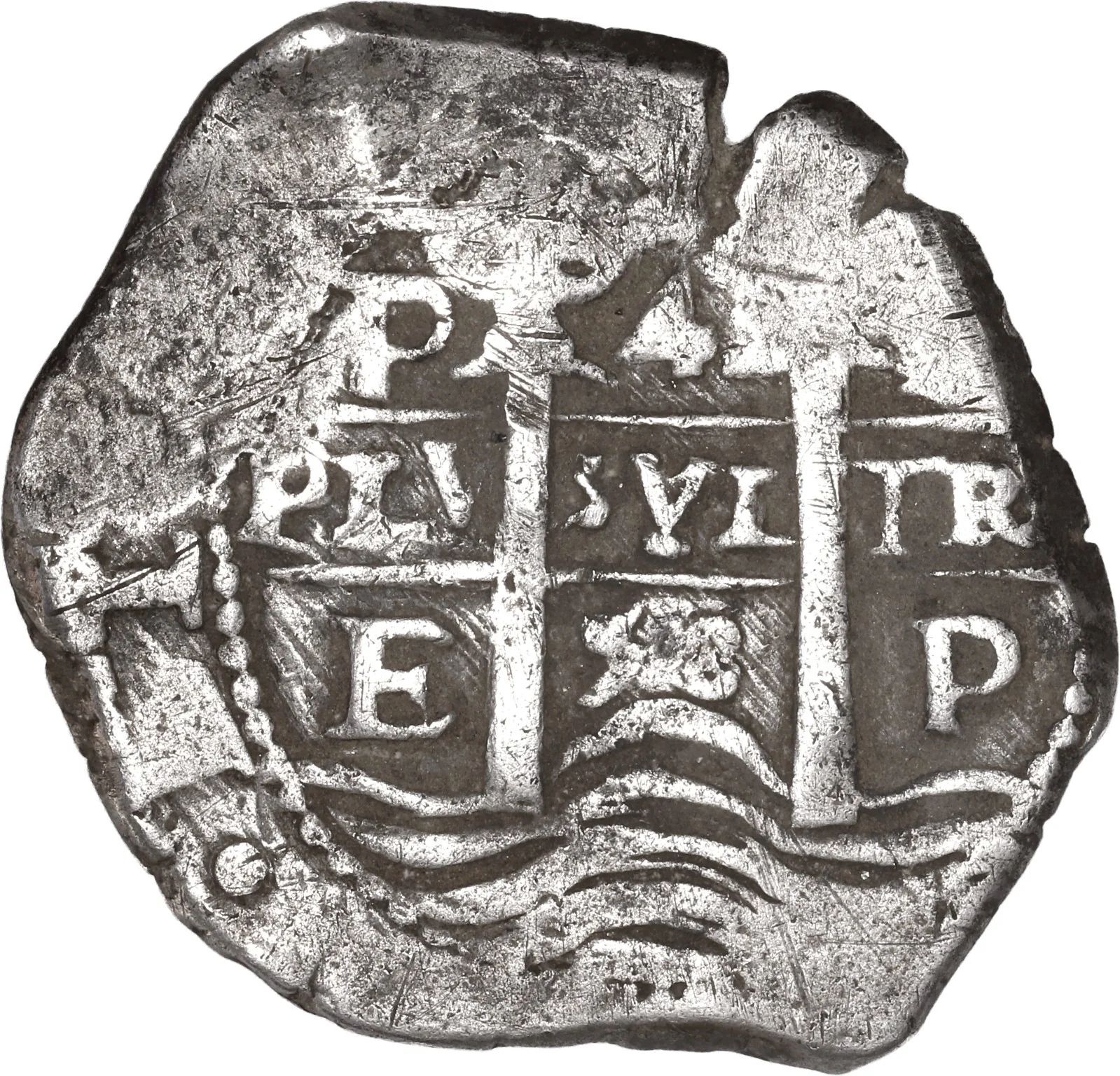 BOLIVIA, Potosí, cob 4 reales, 1658 E.