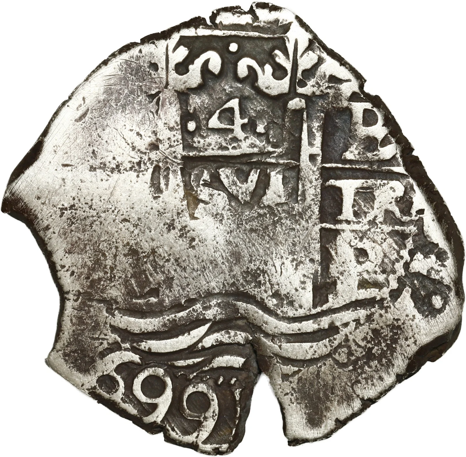 BOLIVIA, Potosí, cob 4 reales, 1669 E.