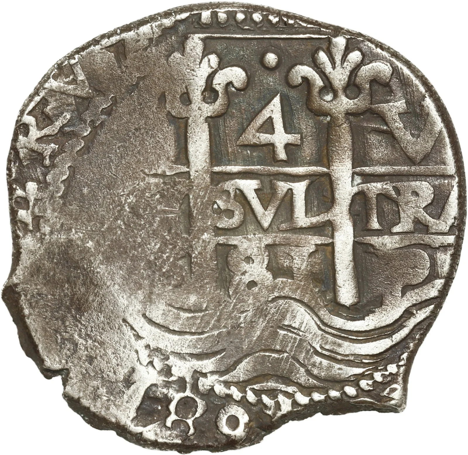 BOLIVIA, Potosí, cob 4 reales, 1681 V.