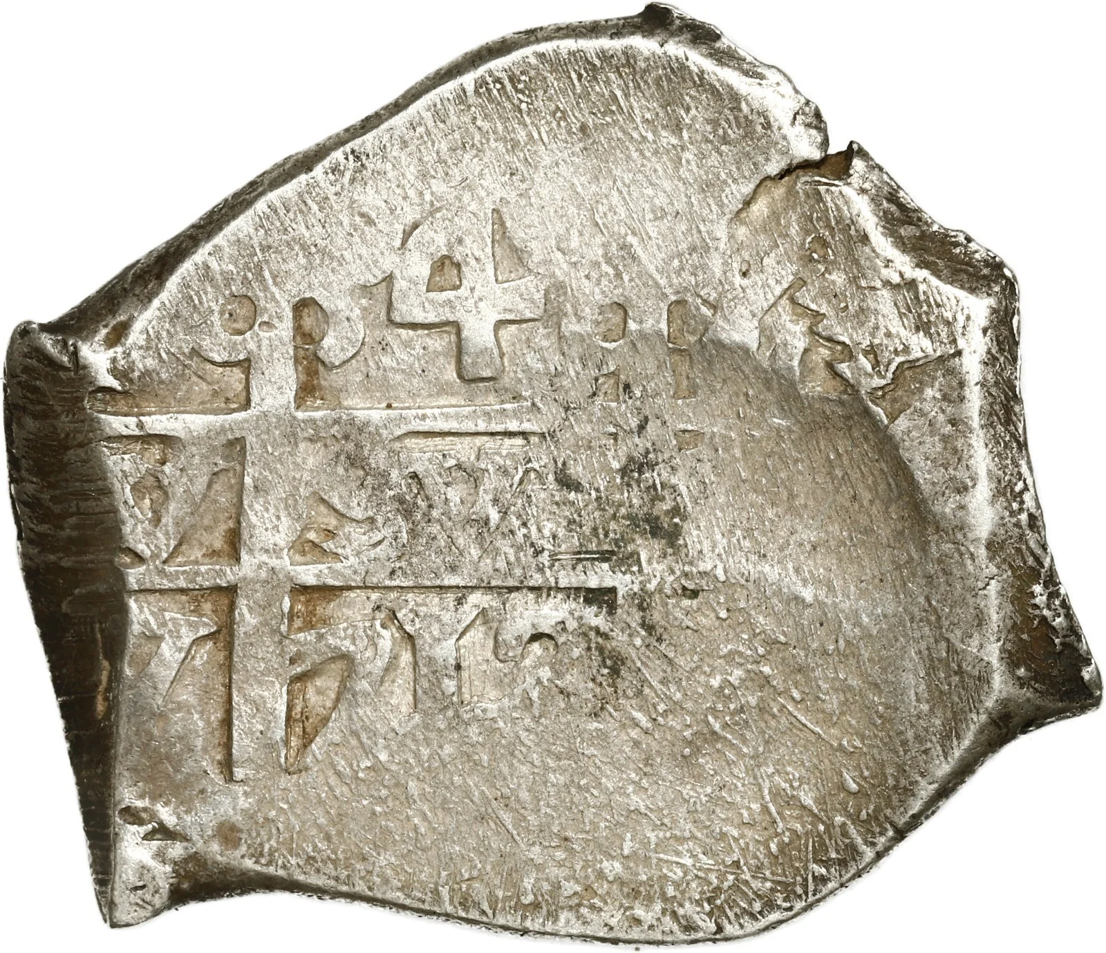 BOLIVIA, Potosí, cob 4 reales, 1712 Y, rare.