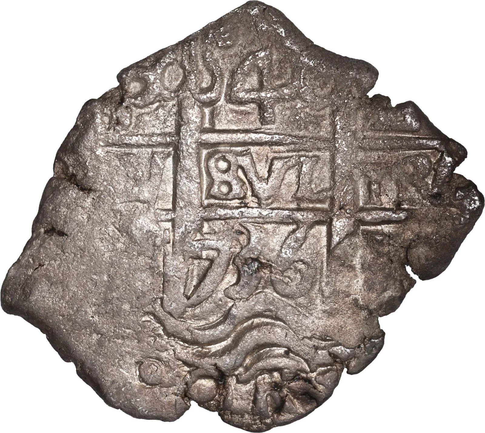 BOLIVIA, Potosí, cob 4 reales, 1736 E.