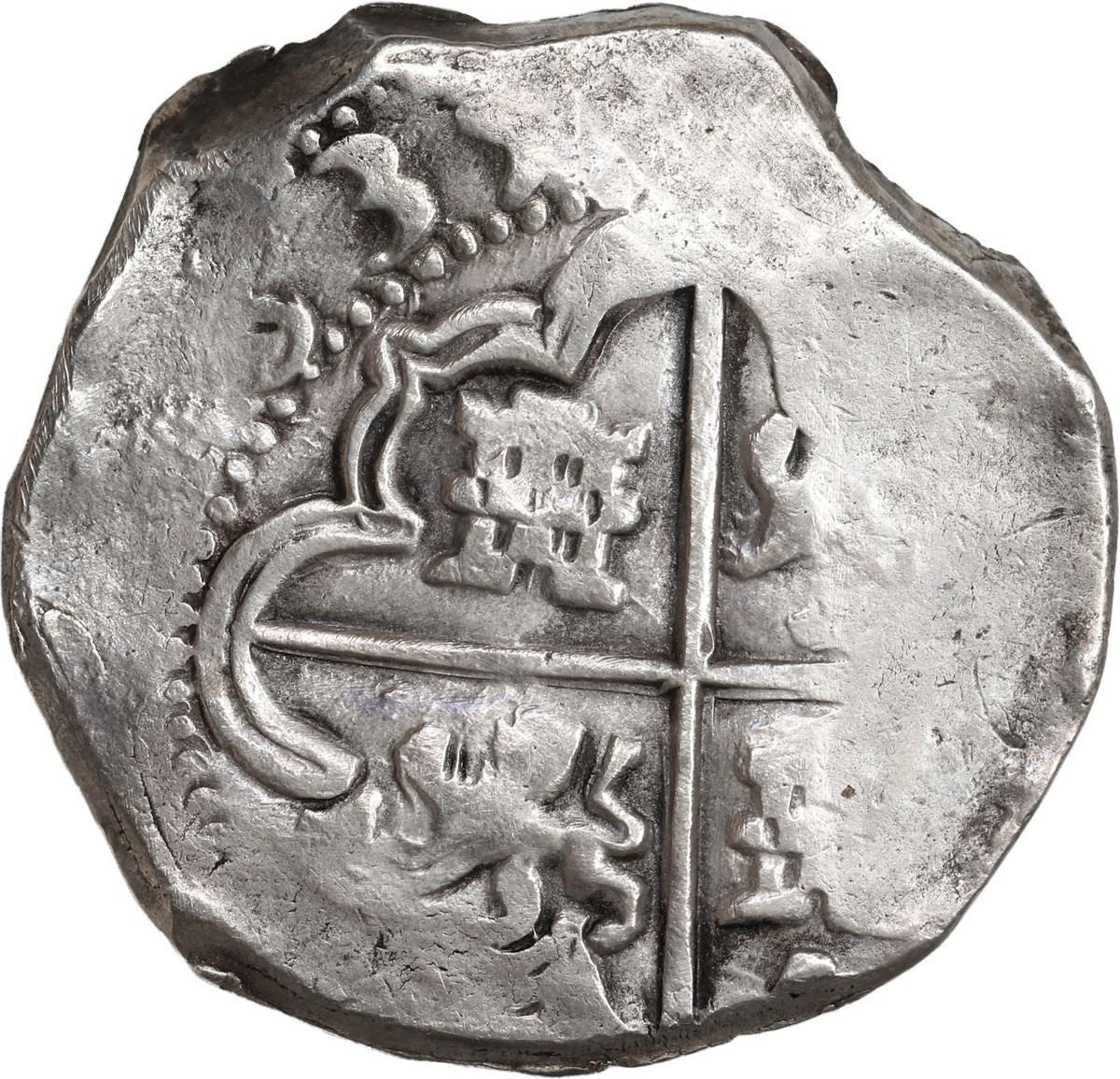 BOLIVIA, Potosí, cob 8 reales, 1635 T. S-P26; KM-19a; Cal-1460. 27.16 grams - Image 2