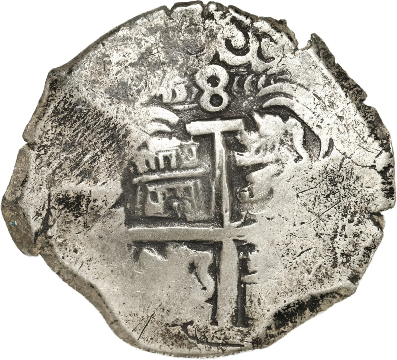 BOLIVIA, Potosí, cob 8 reales, 1716 Y, ex-Calbetó (Plate). - Image 2
