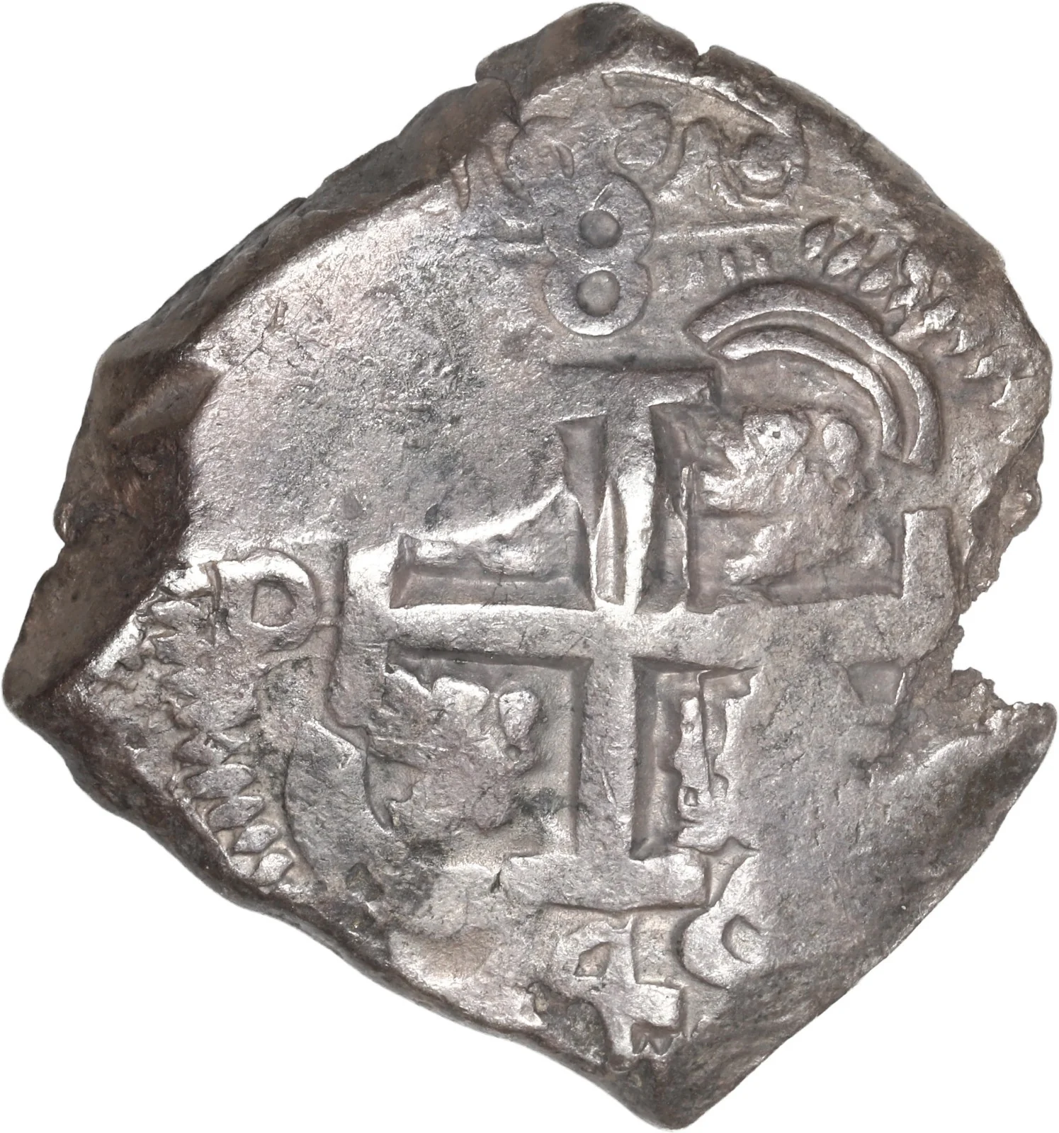 BOLIVIA, Potosí, cob 8 reales, 1745/4 q, very rare. - Image 2