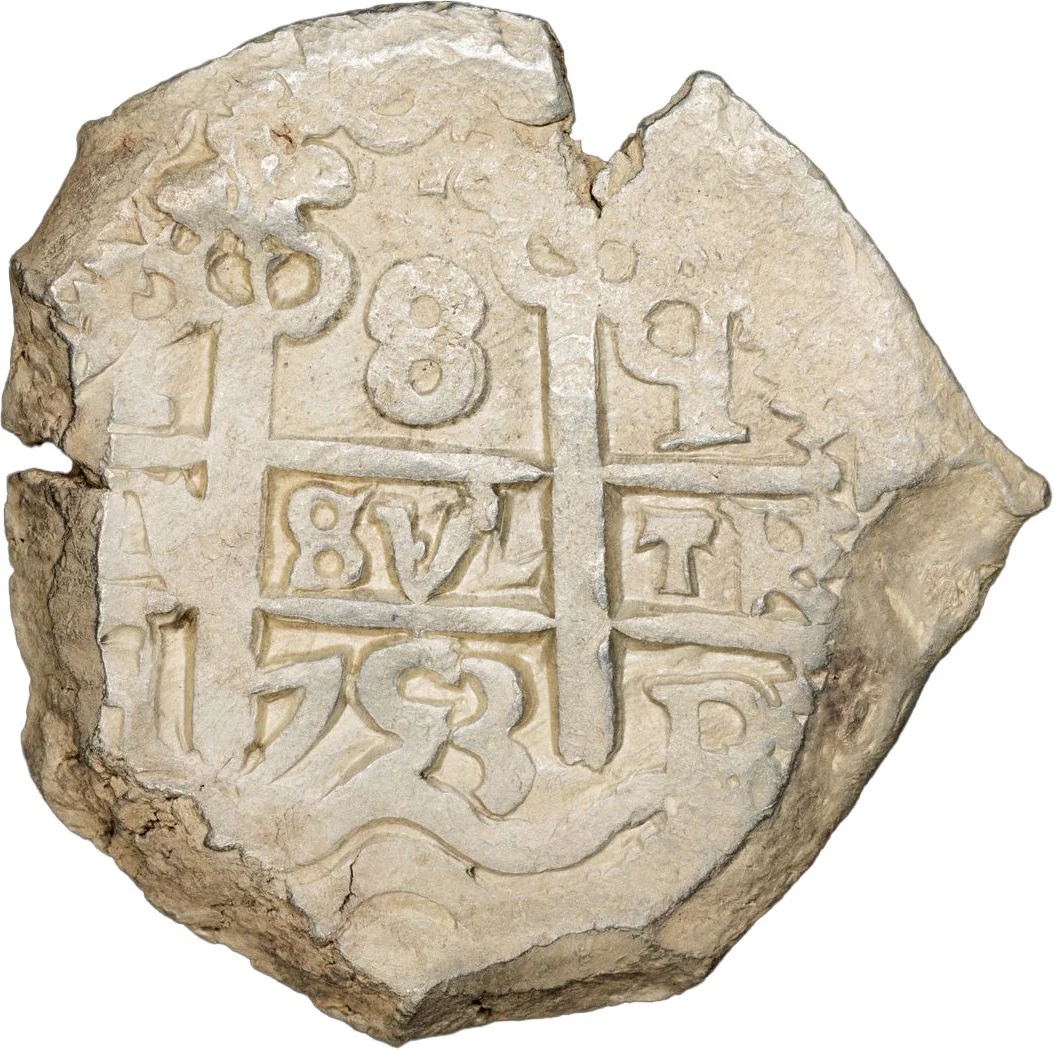 BOLIVIA, Potosí, cob 8 reales, 1753 q, PCGS AU50.