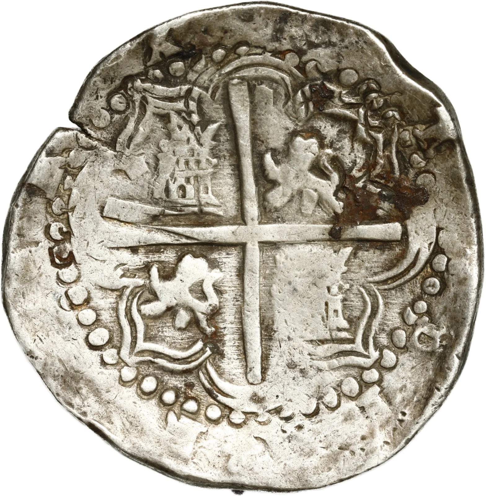 BOLIVIA, Potosí, cob 8 reales, Philip II, assayer RL. - Image 2