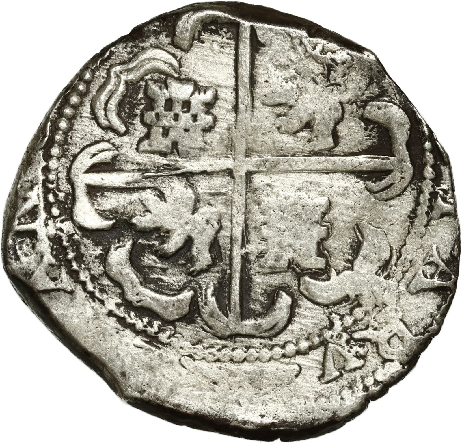 BOLIVIA, Potosí, cob 8 reales, Philip IV, assayer T (early 1630s). - Image 2