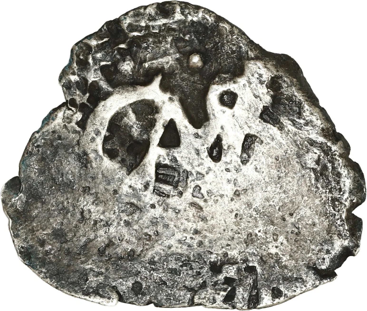 BOLIVIA, Potosí, cob ½ real, 1680.