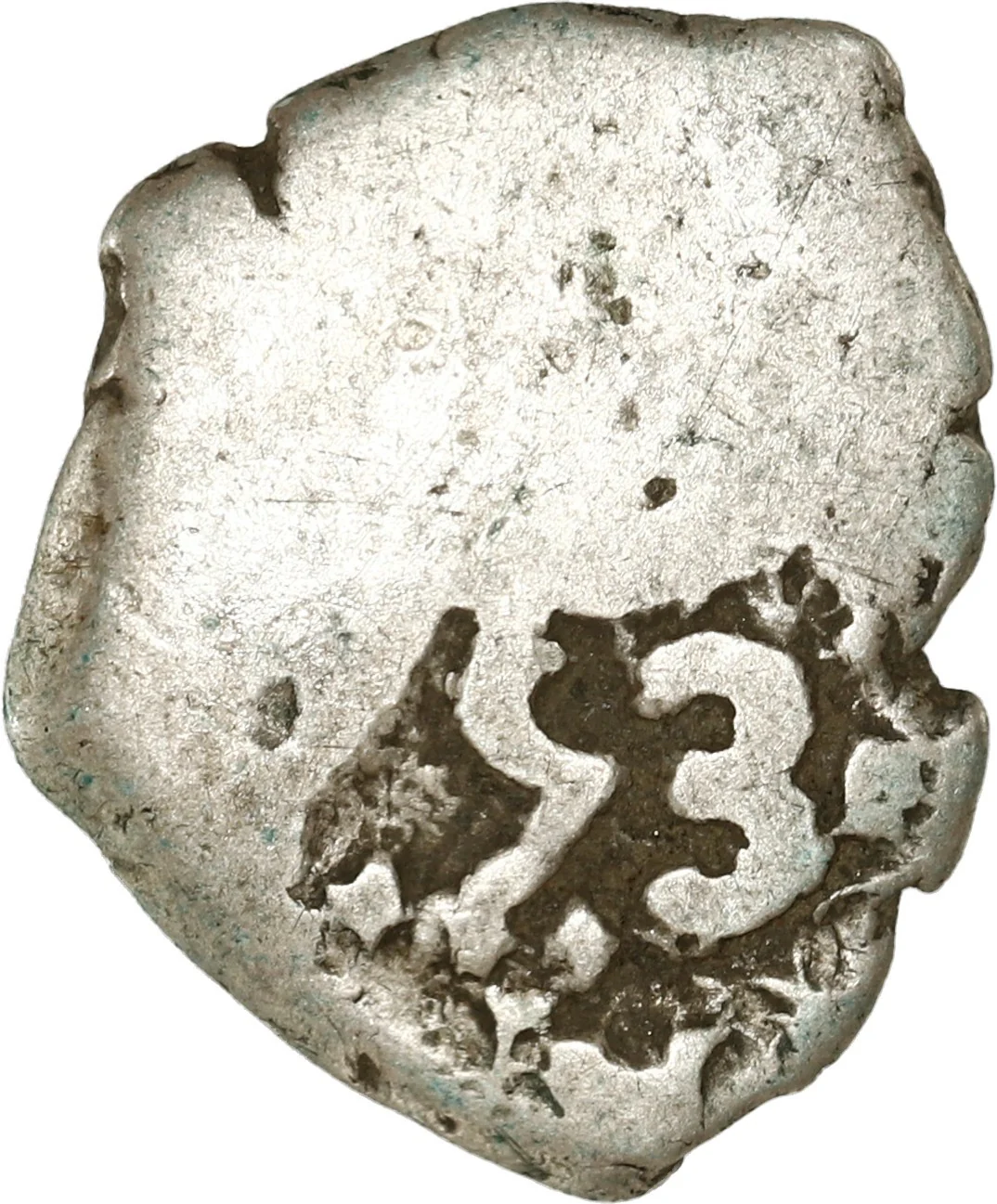 BOLIVIA, Potosí, cob ½ real, 1753.