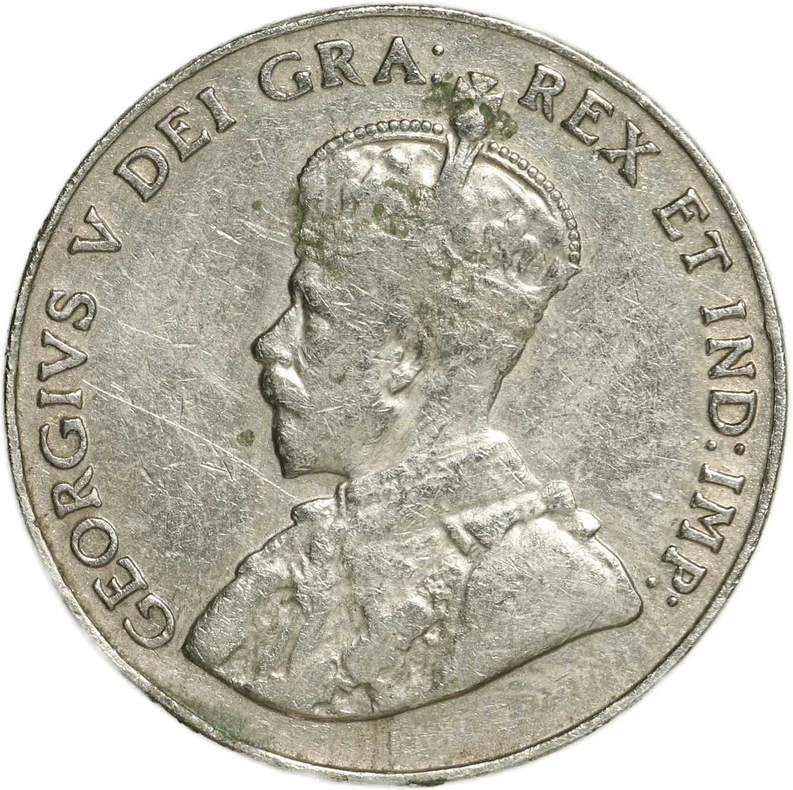 CANADA, Ottawa mint, 5 cents, George V, 1925, key date.