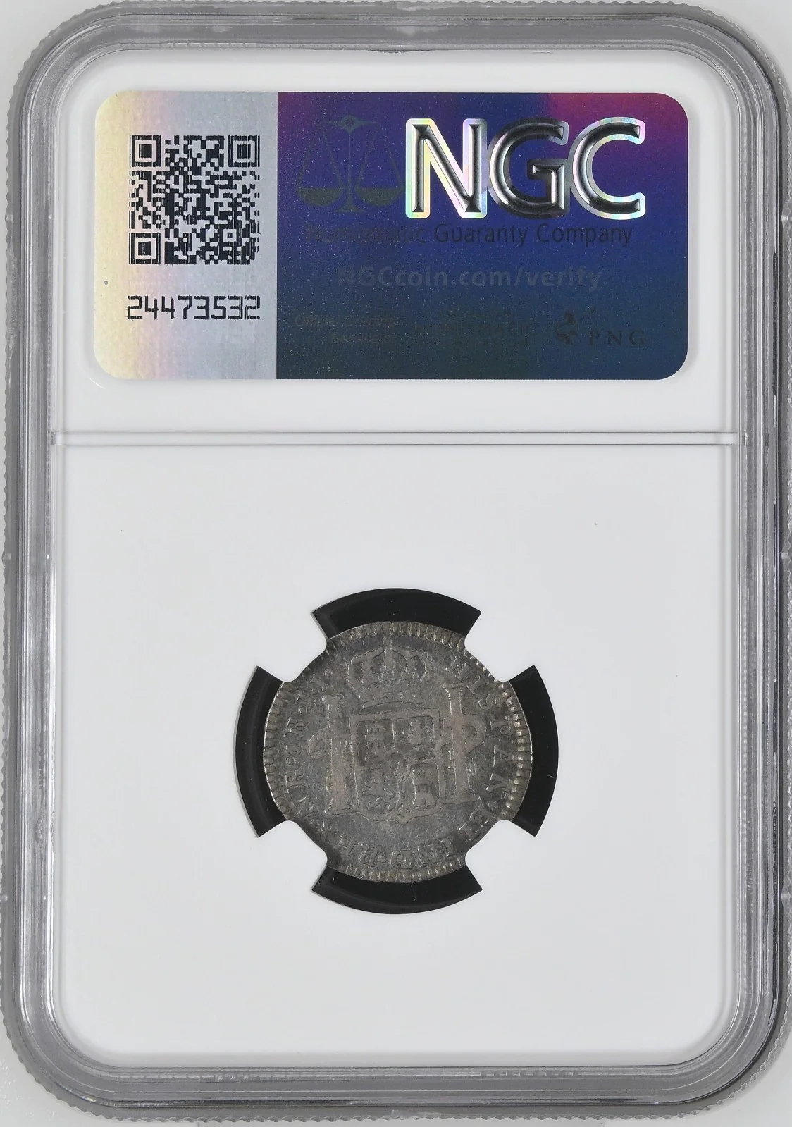 COLOMBIA, Bogotá, bust 1 real, Charles IV, 1792 J•J, no • in mintmark, NGC F 15 - Image 4