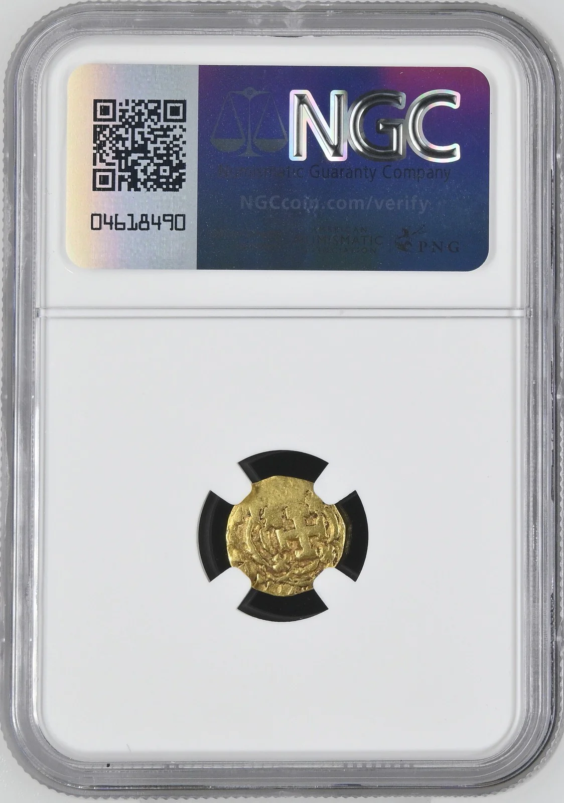 COLOMBIA, Bogotá, gold cob 1 escudo, Philip V, NGC XF 45. - Image 4
