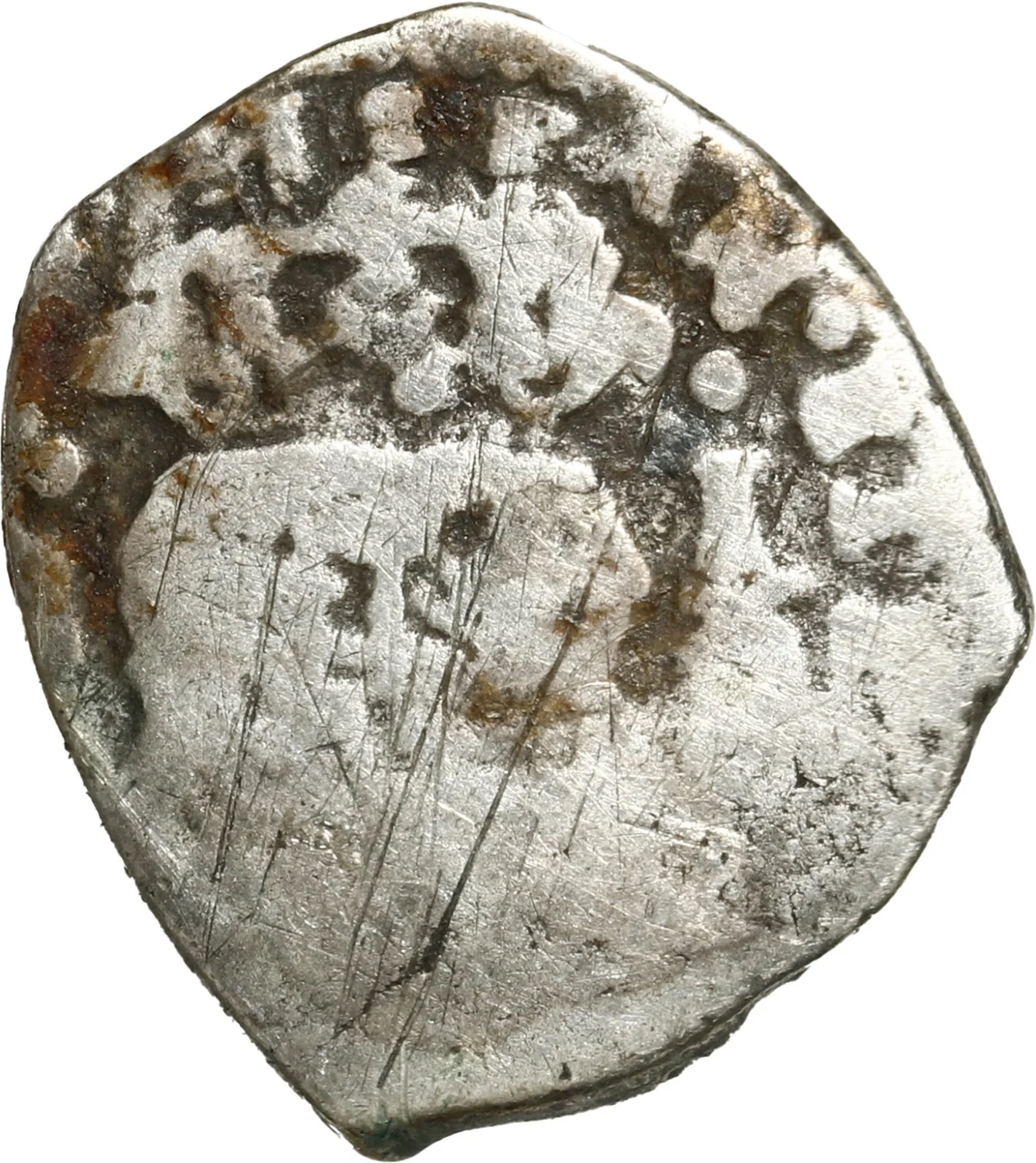 GUATEMALA, Guatemala City, cob ½ real, 1743 J, "½" for denomination. - Image 2