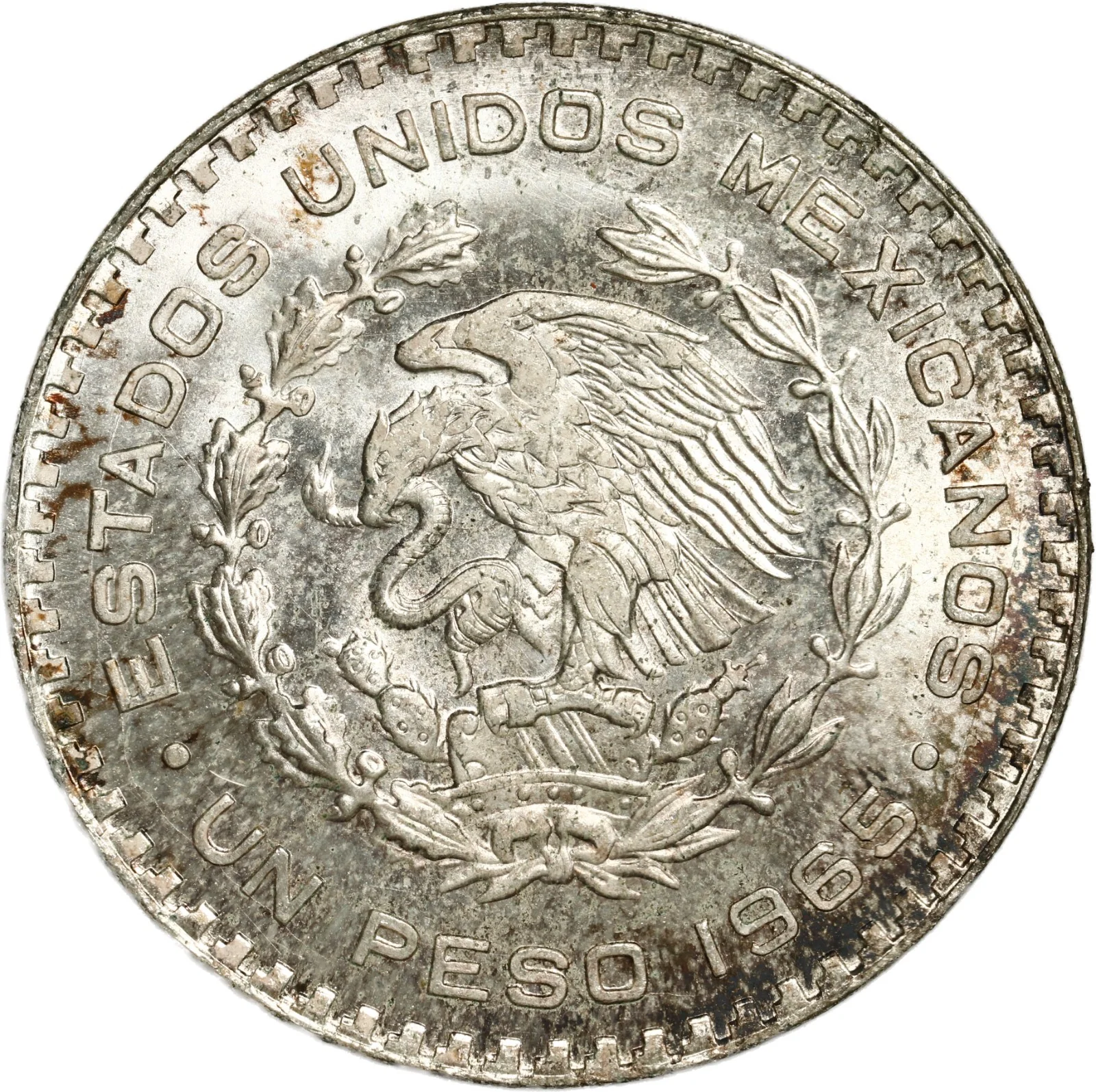 MEXICO, Mexico City, 1 peso, 1965. - Image 2