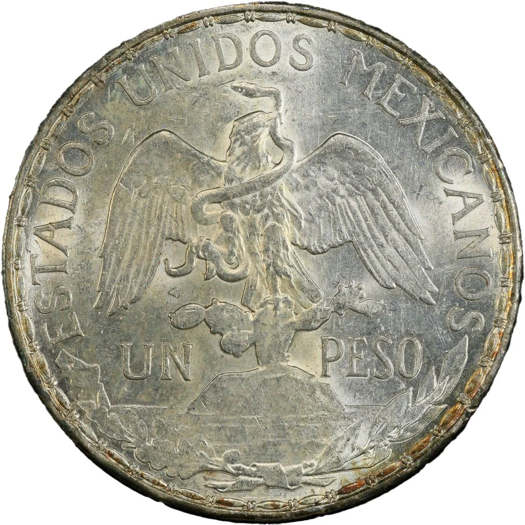 MEXICO, Mexico City, "caballito" peso, 1910, PCGS MS61. - Image 2