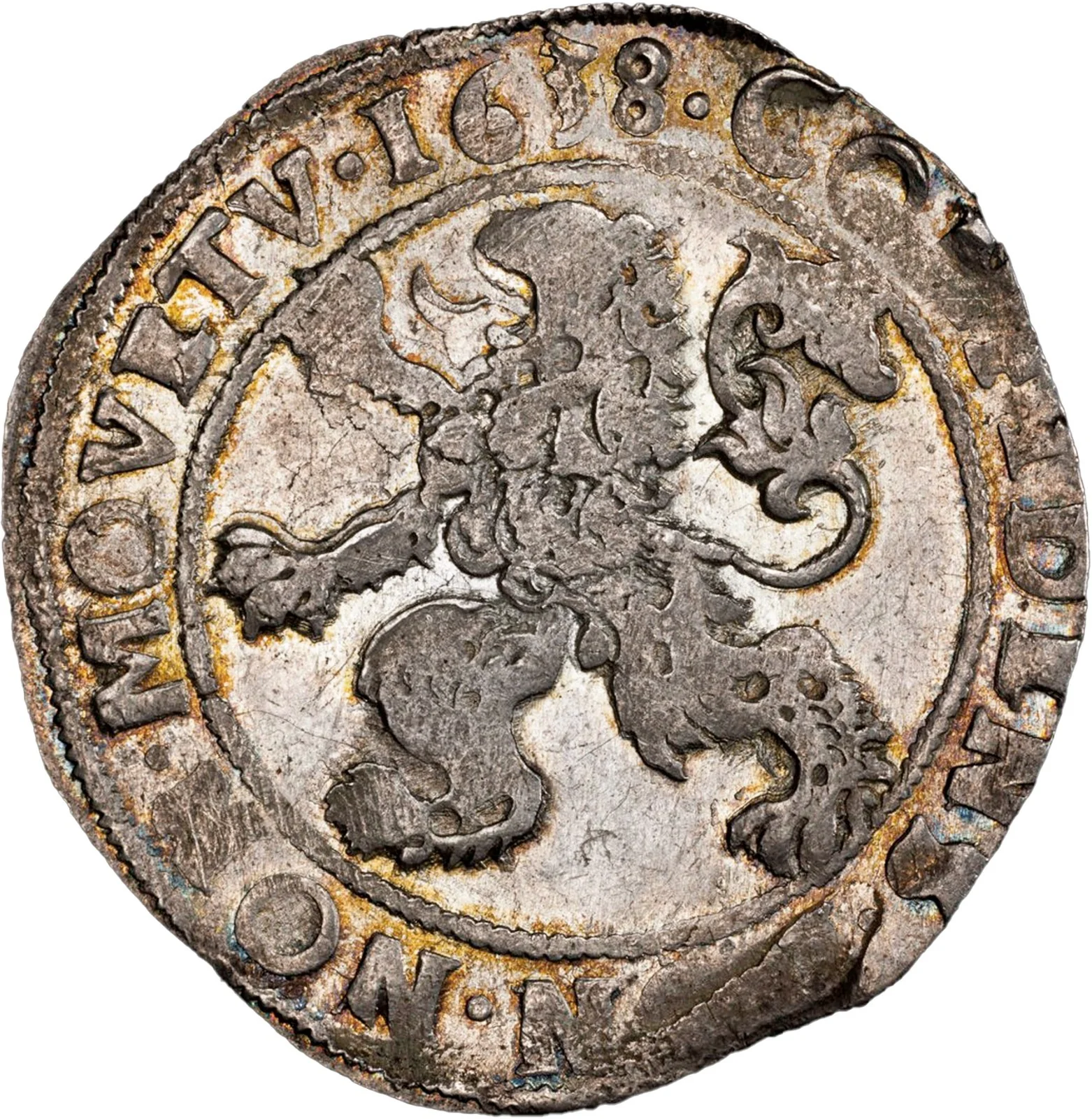 NETHERLANDS (United), Gelderland, "lion" daalder, 1638, PCGS MS63, finest known - Image 2