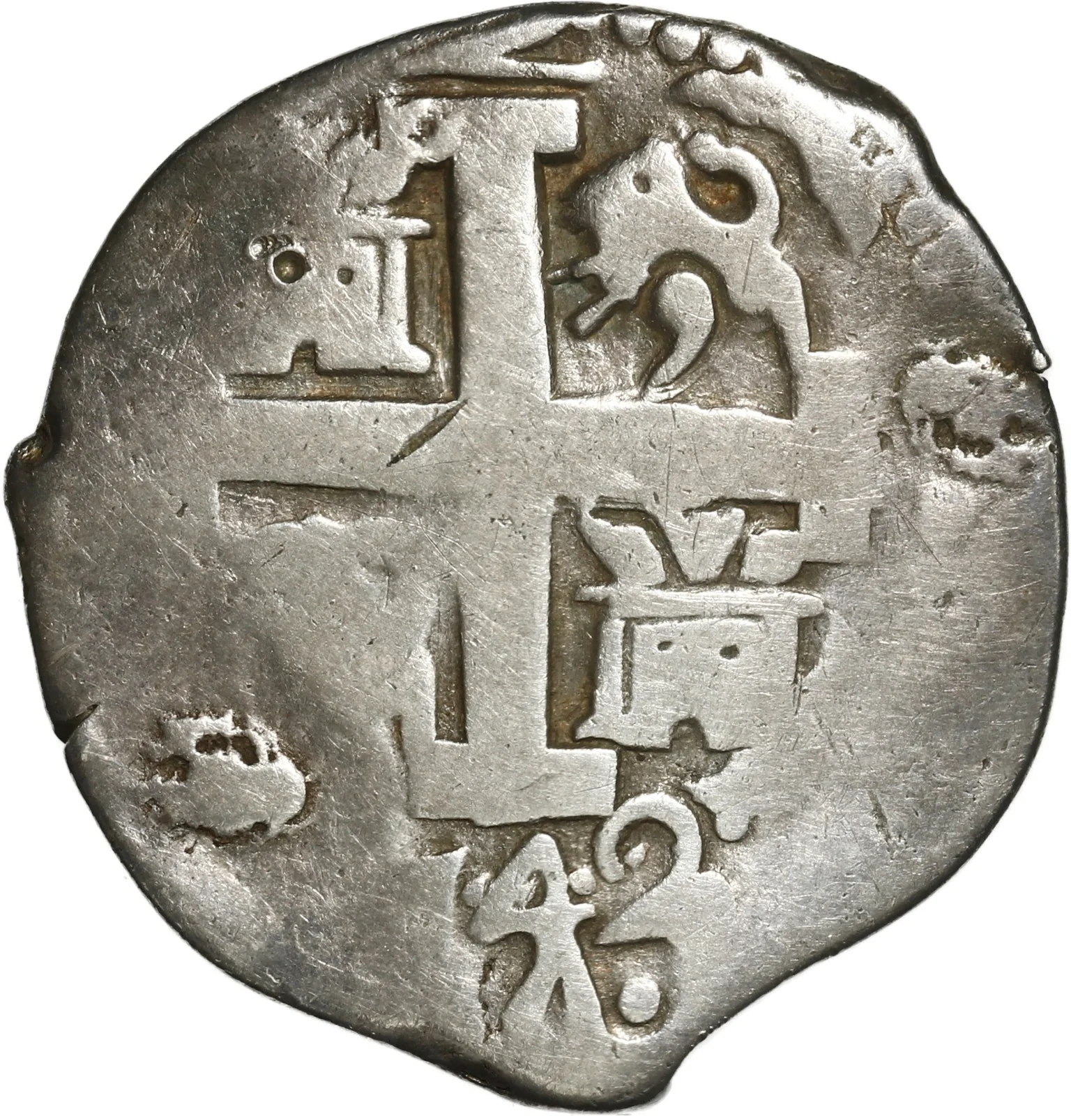 PERU, Lima, cob 2 reales, 1742 V. - Image 2
