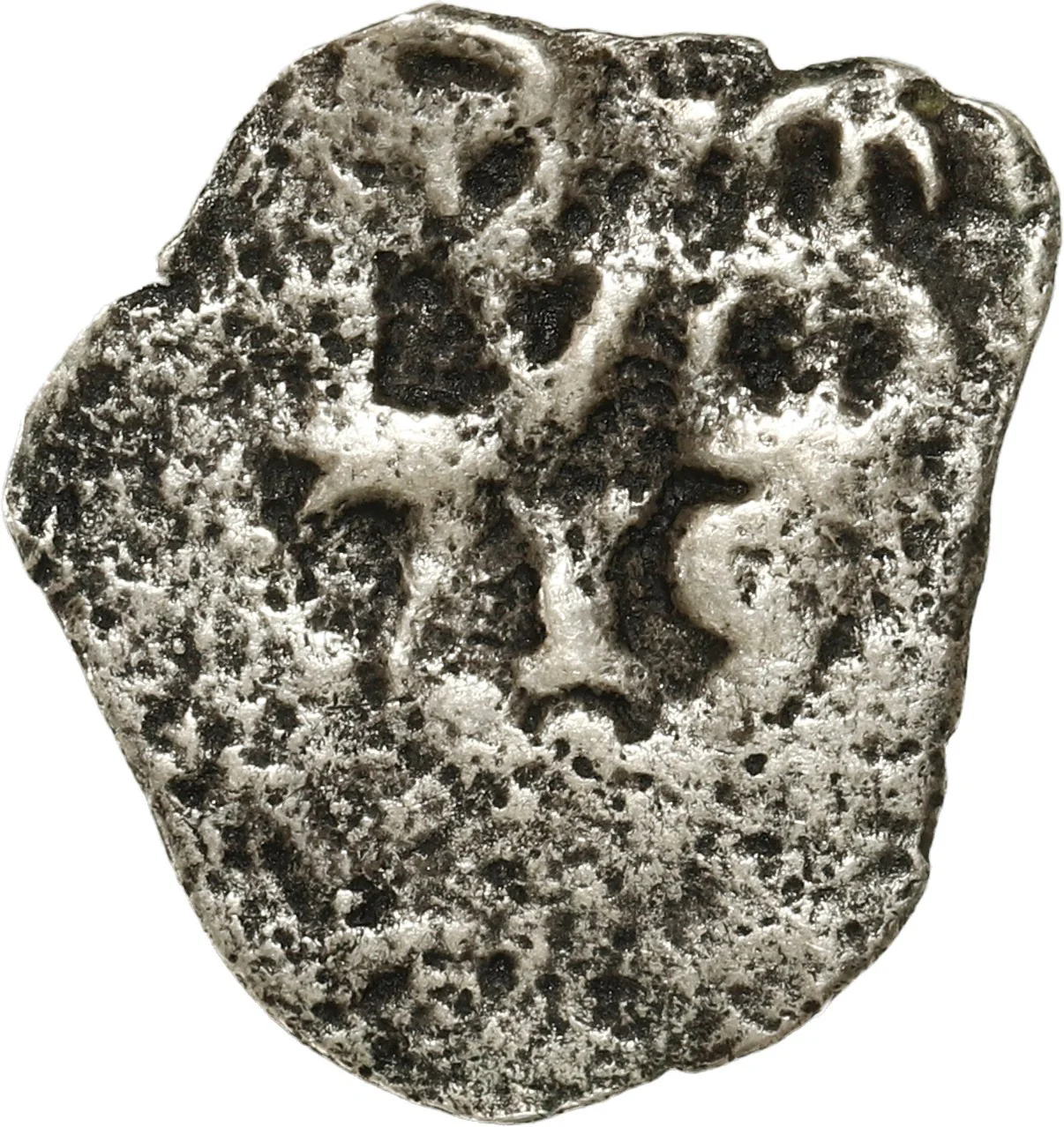 PERU, Lima, cob ½ real, 1719.