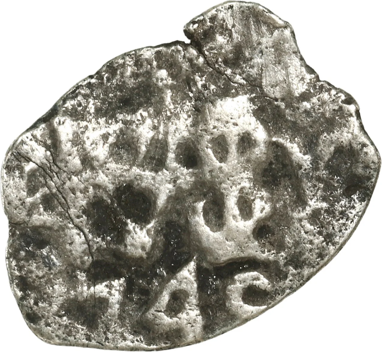 PERU, Lima, cob ½ real, 1745.
