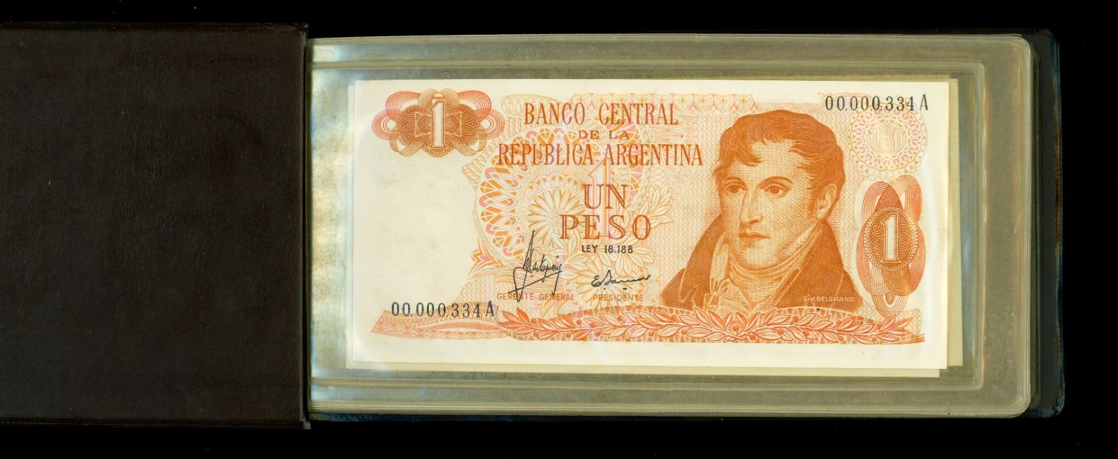 Rare BCRA Matched Serial Set of 13 Argentina UNC Notes 1 to 1 Million Pesos - Image 3