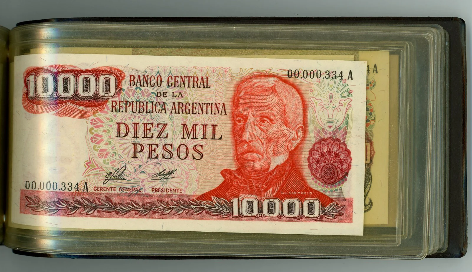 Rare BCRA Matched Serial Set of 13 Argentina UNC Notes 1 to 1 Million Pesos - Image 7