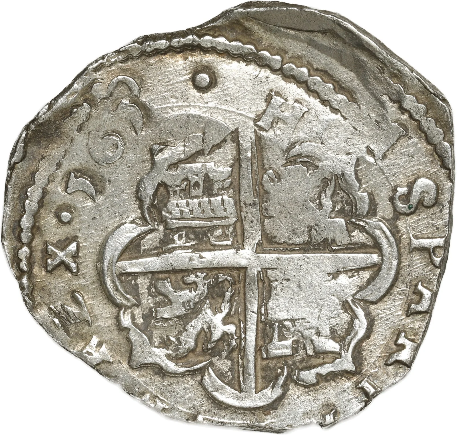 SPAIN, Toledo, cob 4 reales, Philip III, 1610 C. - Image 2